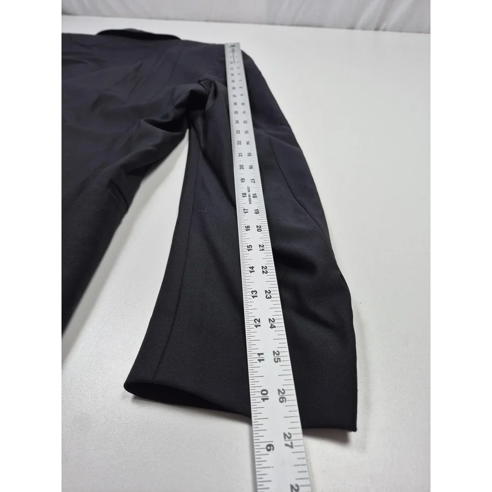 Roberto Zanieri Tuxedo Suit Mens 44 Long Black Wool 2 Piece 38x34 Italy NWT FLAW